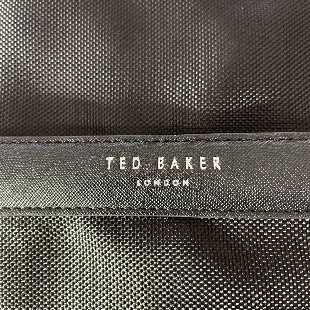 Ted Baker Document Bag in Black 14x11x3" Tablet Sleeve, Pockets, Trolley Sleeve - Picture 5 of 13